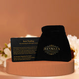 Infinity Mom Moissanite Pendant Necklace in 18K White Gold over Silver