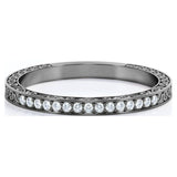 Victorian 0.25 Carat April Birthstone Wedding Band