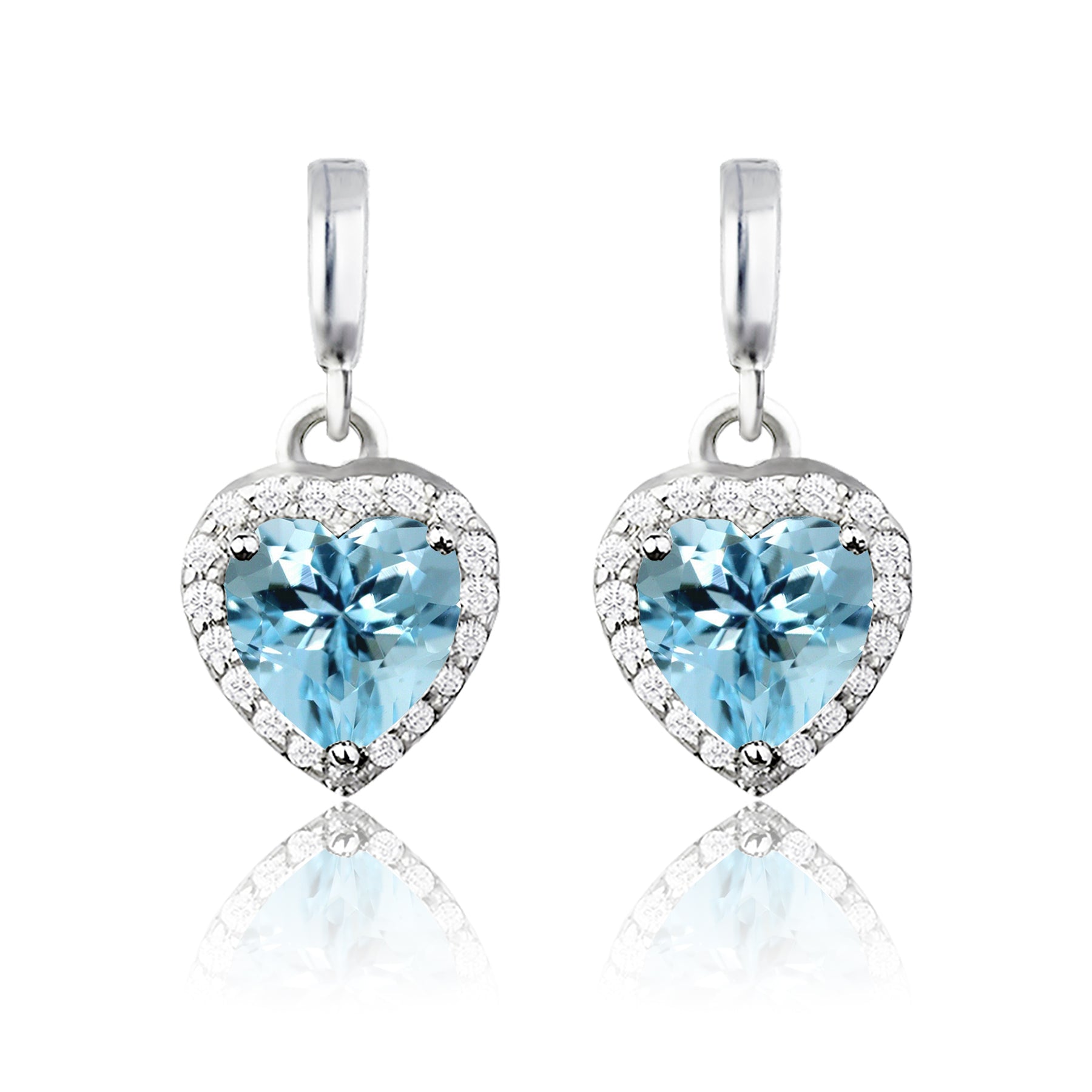 Forever Heart 1.25 Carat Birthstone Earrings