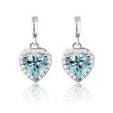 Forever Heart 1.25 Carat Birthstone Earrings