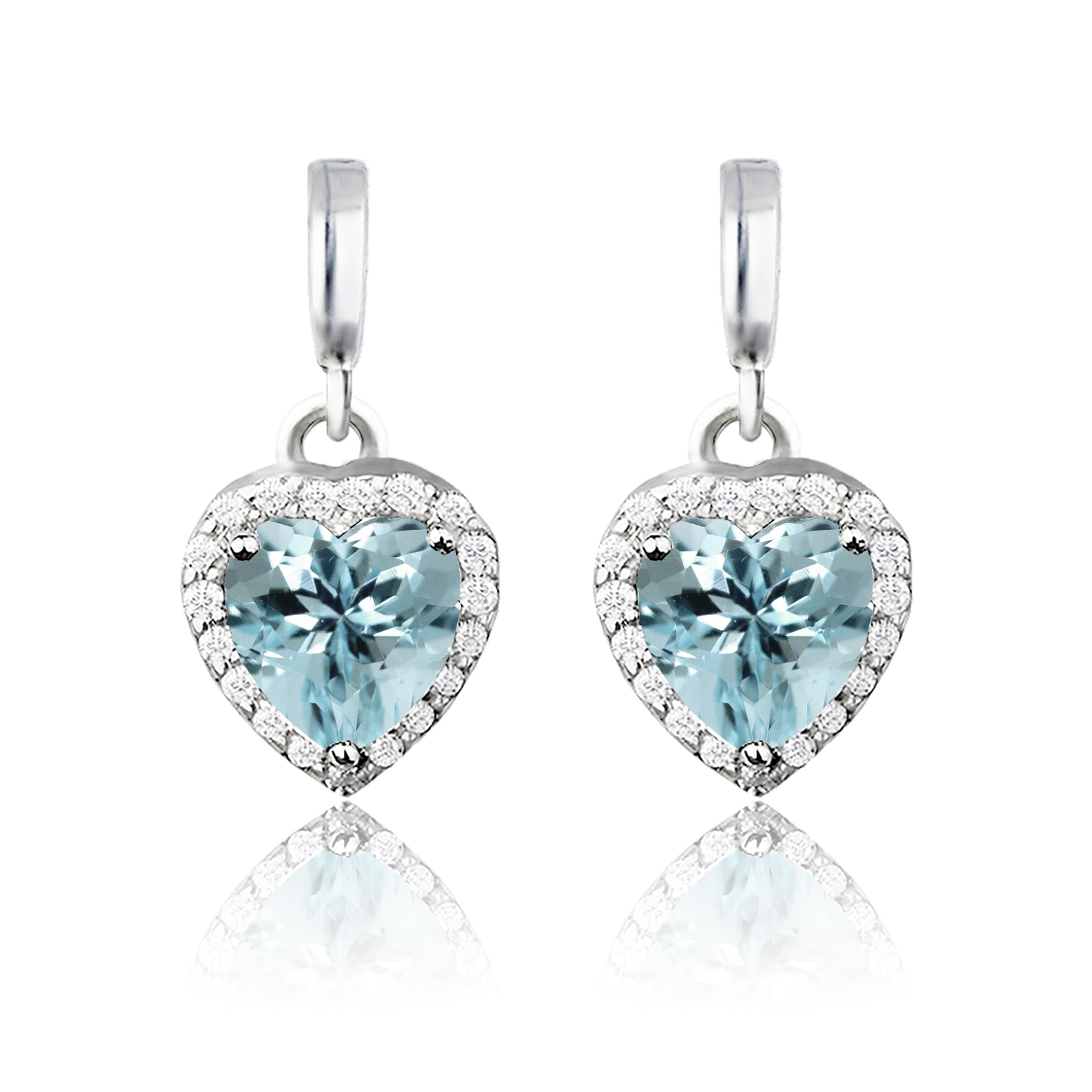 Forever Heart 1.25 Carat Birthstone Earrings