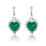 Forever Heart 1.25 Carat Birthstone Earrings