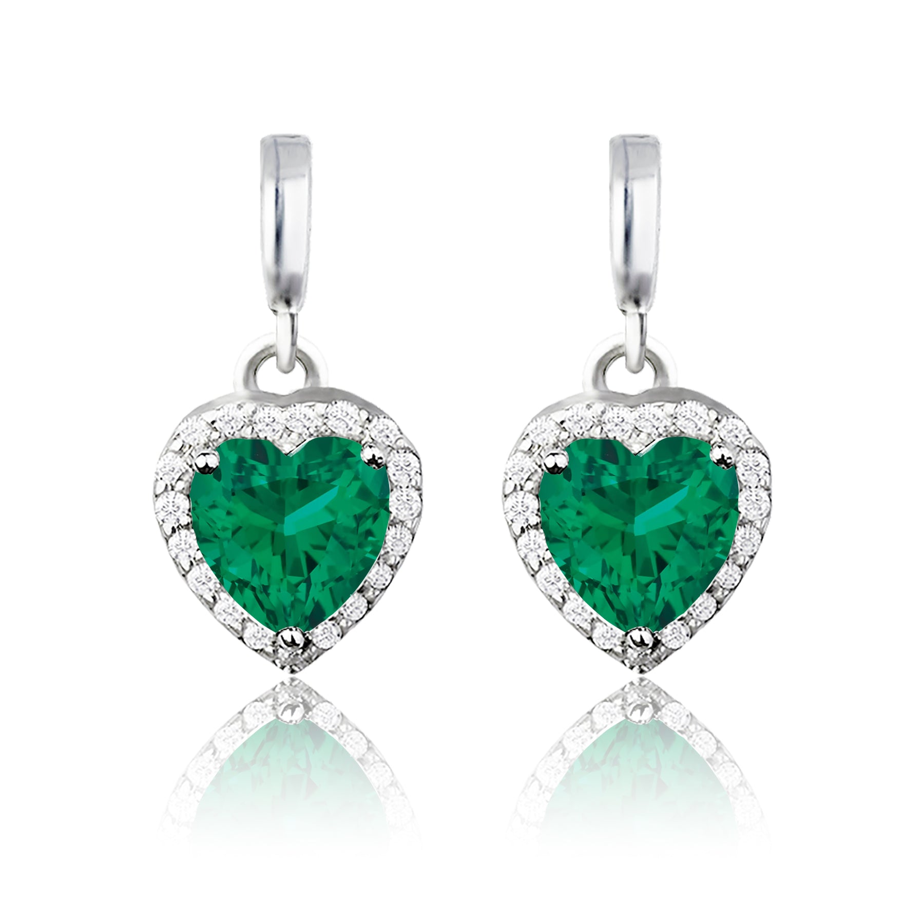 Forever Heart 1.25 Carat Birthstone Earrings