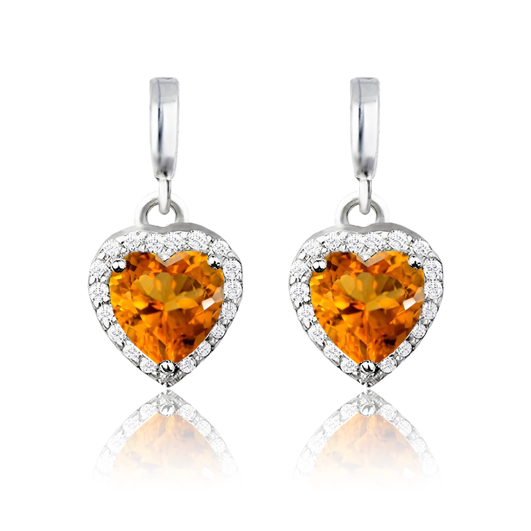 Forever Heart 1.25 Carat Birthstone Earrings