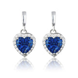 Forever Heart 1.25 Carat Birthstone Earrings