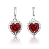 Forever Heart 1.25 Carat Birthstone Earrings