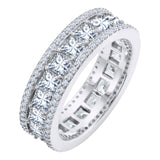 Princess Cut Eternity Band Ring