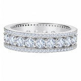 Round Brilliant Eternity Band Ring