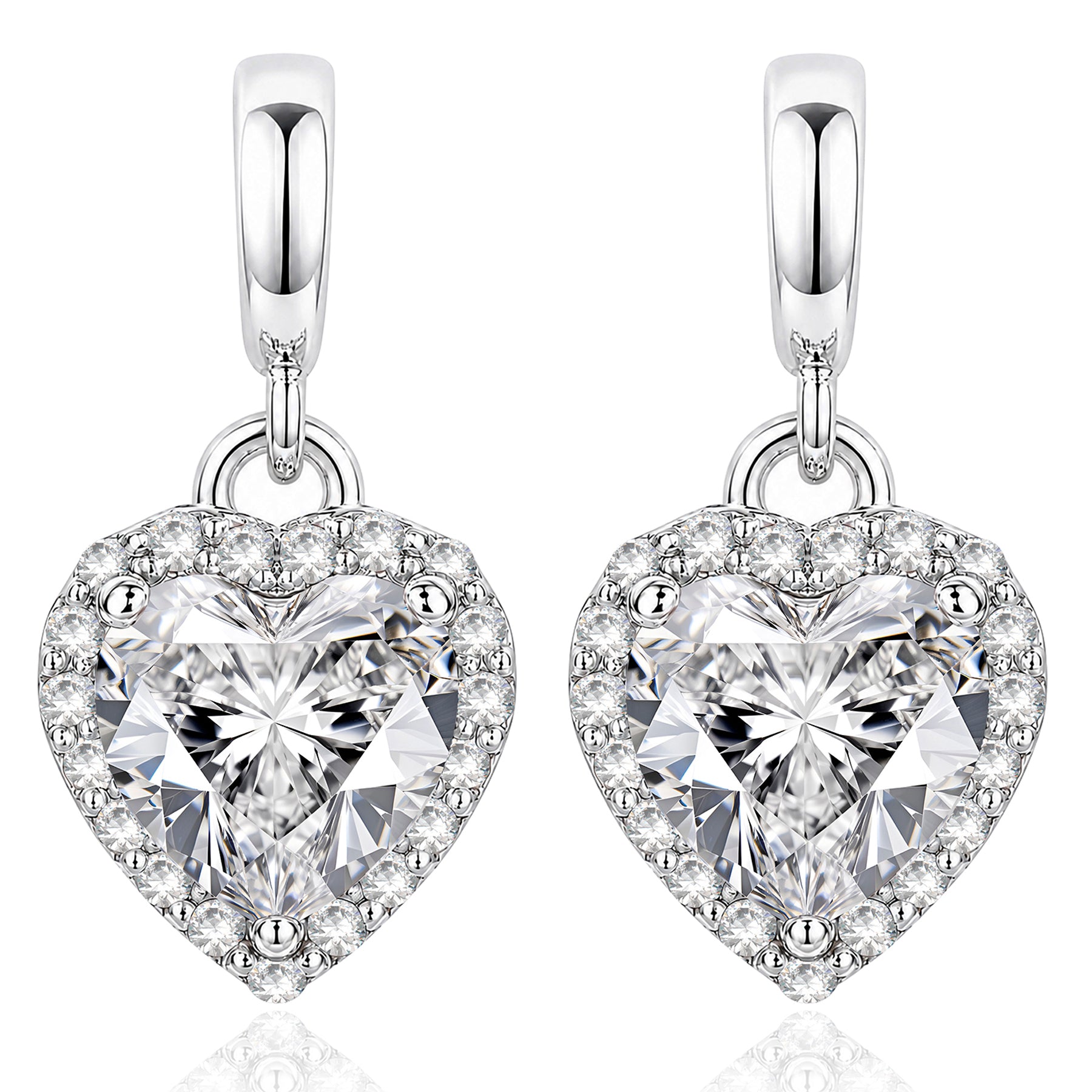 Forever Heart 1.25 Carat Birthstone Earrings