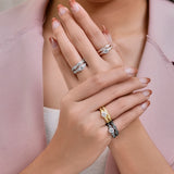 1 Carat Round Lab Diamond Infinity Bridal Set
