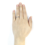 Art Deco Milgrain 0.25 Ct Round Cut Vine Wedding Band