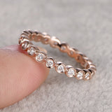 Eternity .50 Carat Art deco Wedding Ring Band