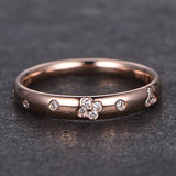 Designer .25 Carat Round cut Wedding Ring Band