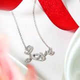 Enchanting Love Lab Diamond Pendant Necklace