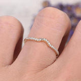 Perfect. 25 Carat Round cut Wedding Ring Band for Her