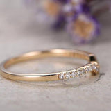 Perfect. 25 Carat Round cut Wedding Ring Band for Her