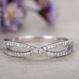 .50 Carat infinity Round cut Wedding Ring Band
