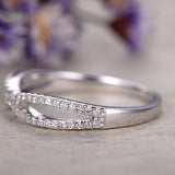 .50 Carat infinity Round cut Wedding Ring Band