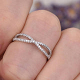 .50 Carat infinity Round cut Wedding Ring Band
