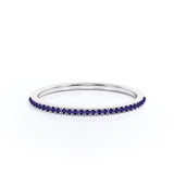 Pave 0.25 Carat Round Cut June Birthstone Wedding Ring