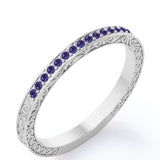 Victorian 0.25 Carat June Birthstone Wedding Band