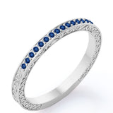 Victorian 0.25 Carat September Birthstone Wedding Band