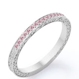 Victorian 0.25 Carat October Birthstone Wedding Band