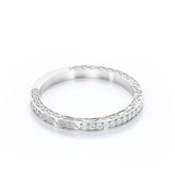 Victorian 0.25 Carat April Birthstone Wedding Band