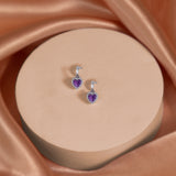 Forever Heart 1.25 Carat Birthstone Earrings