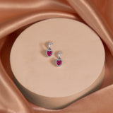 Forever Heart 1.25 Carat Birthstone Earrings