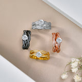 1 Carat Round Lab Diamond Infinity Bridal Set