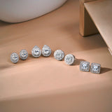 2 Carat Moissanite Vintage Stud Earrings