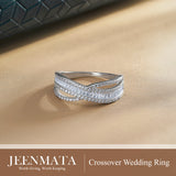 Crossover Wedding Ring