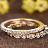 Beautiful pair of 0.50 Carat Wedding Ring Band