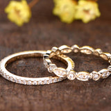 Beautiful pair of 0.50 Carat Wedding Ring Band