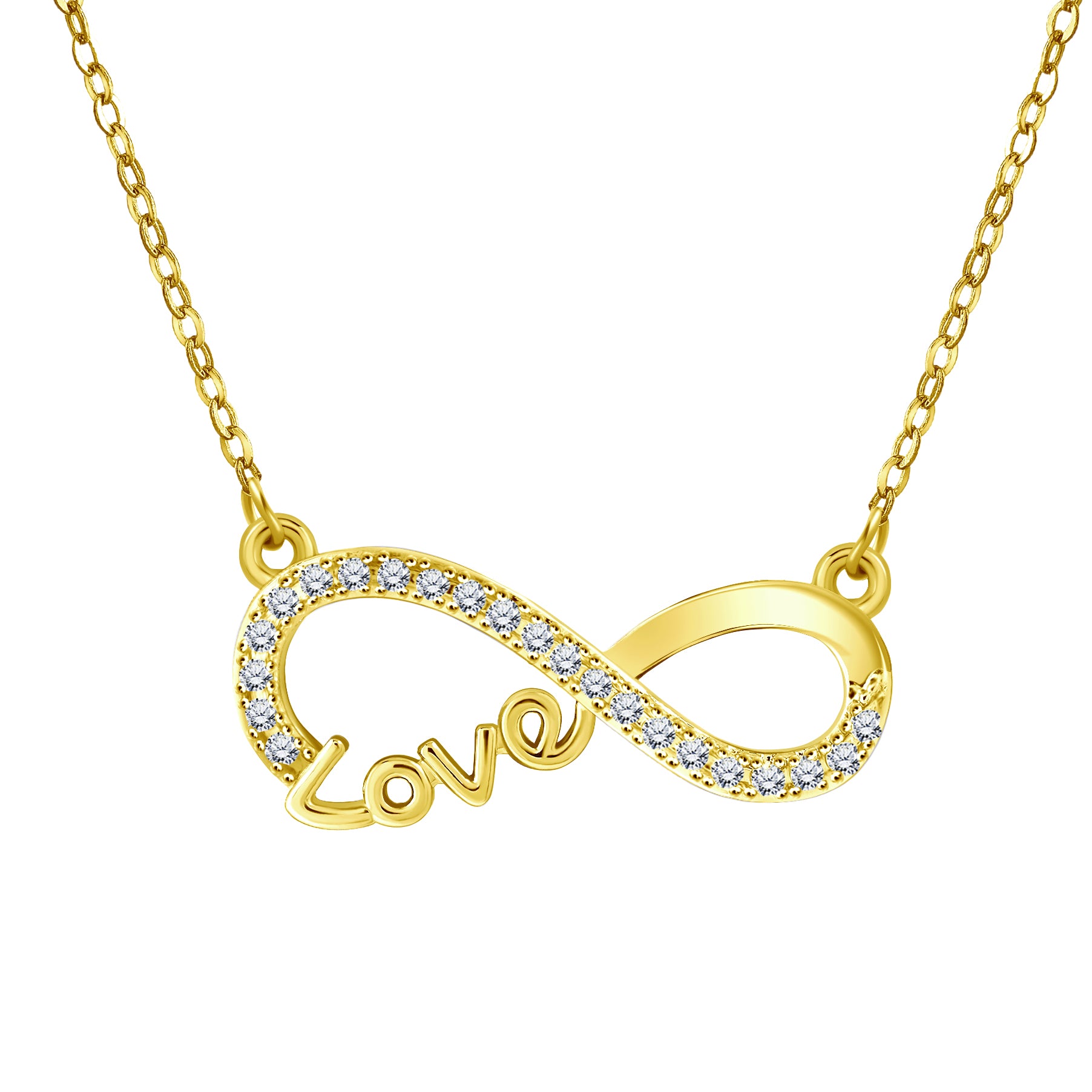 Infinity Love Pendant Necklace - Meaningful Jewelry for Her - Anniversary Gift