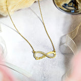 Infinity Love Pendant Necklace - Meaningful Jewelry for Her - Anniversary Gift