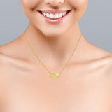 Infinity Love Pendant Necklace - Meaningful Jewelry for Her - Anniversary Gift