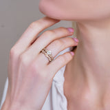1 Carat Round Lab Diamond Infinity Bridal Set