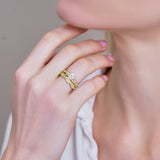 1 Carat Round Lab Diamond Infinity Bridal Set