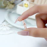 Pair of 0.50 Carat Round cut Art Deco Wedding Ring Band