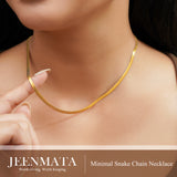 Minimal Snake Chain Necklace
