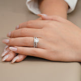 2.5 Ct  Round Lab Diamond Twist Infinity Bridal Set