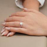 2.5 Ct  Round Lab Diamond Twist Infinity Bridal Set