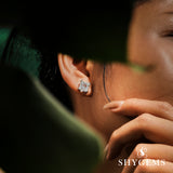 Minimalist Square Crystal Stud Earrings – Elegant Everyday Jewelry
