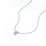 Classic Round 0.25 TCW Lab Grown Diamond Solitaire Pendant Necklace