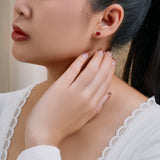 1.5 Carat Heart Cut Birthstone Solitaire Stud Earrings