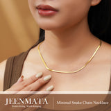 Minimal Snake Chain Necklace
