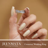 Crossover Wedding Ring
