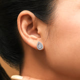 Vintage Teardrop Stud Earrings – Elegant Classic Jewelry